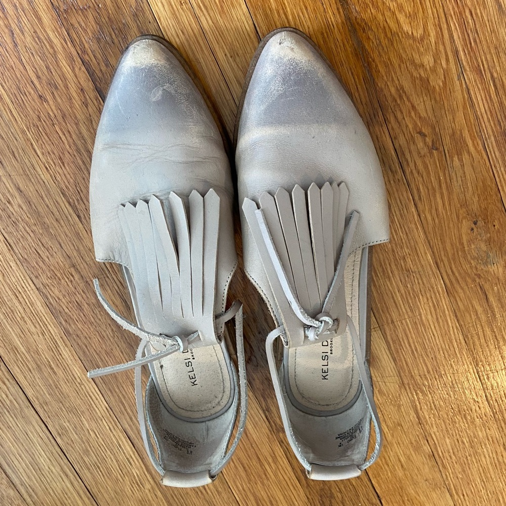 Kelsi Dagger Brooklyn Pleated Flap Loafer